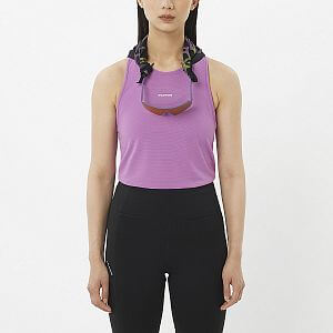 Salomon SHAKEout Core Tank W iris orchid dámské sportovní tílko