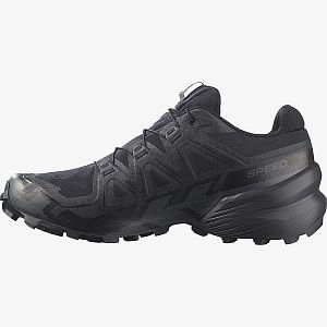 Salomon Speedcross 6 GTX black/black/phantom boční pohled