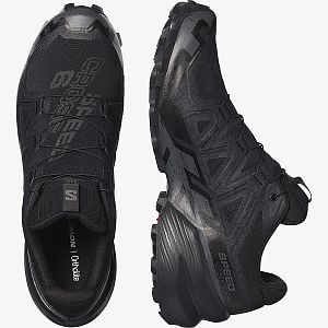 Salomon Speedcross 6 GTX black/black/phantom horní pohled