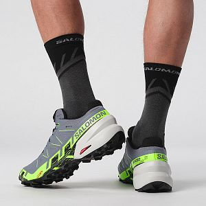 Salomon Speedcross 6 GTX / flint stone / green gecko / black