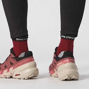 Salomon Speedcross 6 GTX W black / cow hide / faded rose dámské běžecké trailové boty