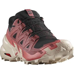 Salomon Speedcross 6 GTX W black / cow hide / faded rose dámské běžecké trailové boty