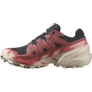 Salomon Speedcross 6 GTX W black / cow hide / faded rose dámské běžecké trailové boty