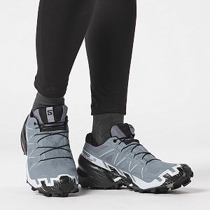 Salomon Speedcross 6 GTX W flint stone / black heather detail