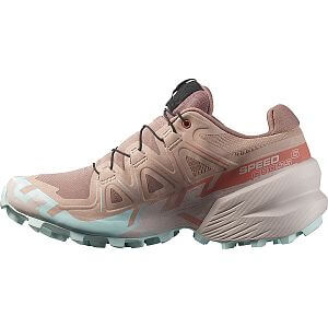 Salomon Speedcross 6 W mahogany rose / jushed violet / iced aqua detail boční