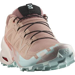 Salomon Speedcross 6 W mahogany rose / jushed violet / iced aqua detail špička