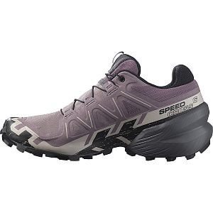 Salomon Speedcross 6 W moonscape / black / ashe boční pohled