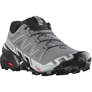 Salomon Speedcross 6 Wide M quiet shade / black / pearl blue boční pohled