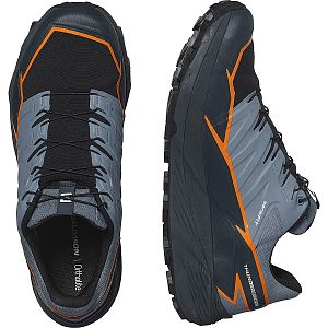 Salomon Thundercross GTX M flint stone/carbon/orange pepper běžecké boty voděodolné