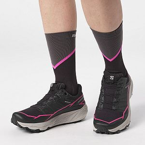 Salomon Thundercross GTX W black/black/pink dámské trailové běžecké boty s GTX membránou