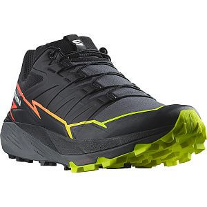 Salomon Thundercross M Black / quiet shade / fiery coral boční pohled