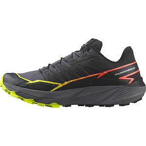 Salomon Thundercross M Black / quiet shade / fiery coral boční pohled