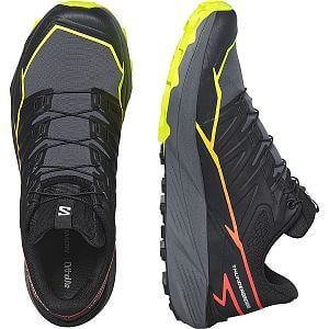Salomon Thundercross M Black / quiet shade / fiery coral horní pohled