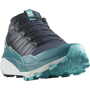 Salomon Thundercross M carbon / tahitian tide / peacock blue pánské běžecké boty do terénu