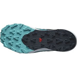 Salomon Thundercross M carbon / tahitian tide / peacock blue podrážka