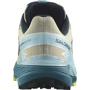 Salomon Thundercross W alfalfa / tanager turquoise / sunny lime zadní pohled