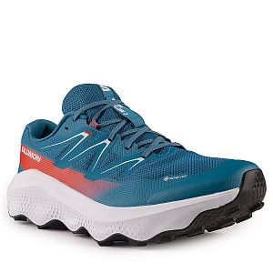 Salomon Ultra Flow 2 GTX M dark blue / ballad blue / cherry tomato pánské nepromokavé trailové boty s GTX
