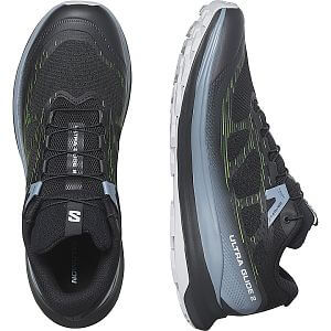 Salomon Ultra Glide 2 M Black / Flint Stone / Green Gecko boční pohled