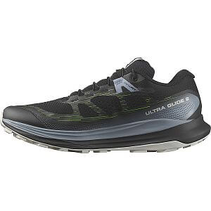 Salomon Ultra Glide 2 M Black / Flint Stone / Green Gecko boční pohled