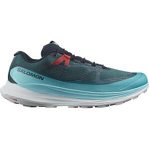 Salomon Ultra Glide 2 M Wide atlantic deep / blue radiance / fiery red boční pohled 