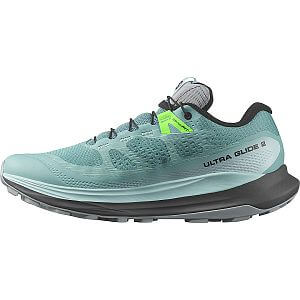 Salomon Ultra Glide 2 W dusty turquoise / crystal blue / green ash boční pohled