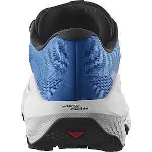 Salomon Ultra Glide 3 M french blue / lunar rock / cherry tomato pánské běžecké trailové boty paty zadní pohled