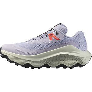 Salomon Ultra Glide 3 W cosmic sky / icicle / neon flame dámské běžecké trailové boty boční pohled