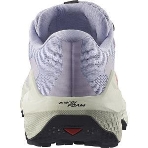 Salomon Ultra Glide 3 W cosmic sky / icicle / neon flame dámské běžecké trailové boty zadní pohled pata