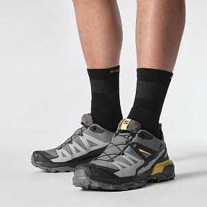 Salomon X Ultra 360 GTX M castlerock / black / spicy mustard pánské nepromokavé trekové boty