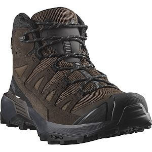 Salomon X Ultra 360 Leather MID Gore-Tex M dark earth / delicioso / castlerock pánské nepromokavé kotníkové turistické boty