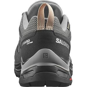 Salomon X Ward Leather GTX W gull / black / ebony detail pata