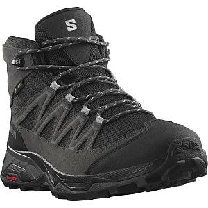 Salomon X Ward Leather MID GTX phantom / black / magnet boční pohled