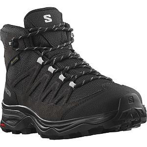 Salomon X Ward Leather MID GTX W ebony / phantom / black boční pohled