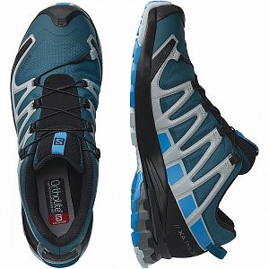 Salomon XA PRO 3D v8 GTX M legion / blithe / pear boční a horní pohled