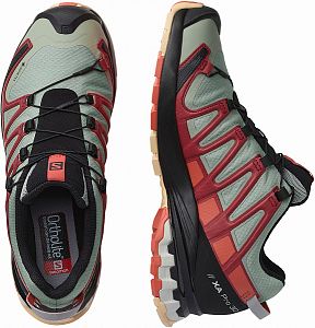 Salomon XA PRO 3D v8 GTX W wrought iron / bur horní pohled