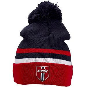 Swix Blizzard Beanie U dark navy logo swix