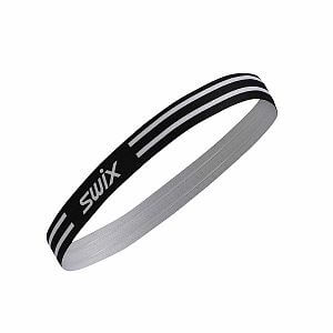 Swix čelenka Vantage Elastic Black/Bright White černá