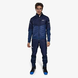 Swix Dynamic Hybrid Insulated Jacket M lake blue/dark navy pánská bunda na běžky