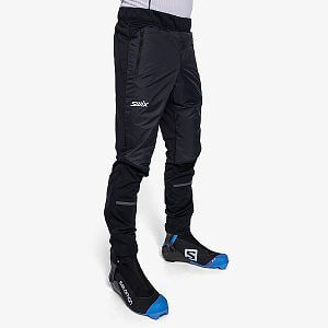 Swix Dynamic Hybrid Insulated Pants M black boční pohled na postavě