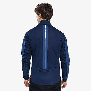 Swix Dynamic Jacket M lake blue/dark navy zadní pohled bunda