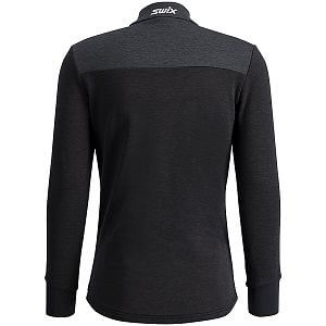 Swix Dynamic Midlayer Half Zip M black/phantom zadní pohled