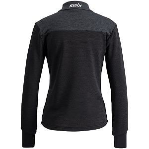 Swix Dynamic Midlayer Half Zip W black/phantom zadní pohled