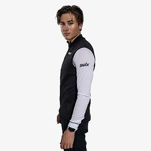 Swix Dynamic Midlayer Vest M black boční pohled