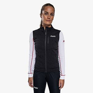 Swix Dynamic Midlayer Vest W black dámská vesta na běžecká lyžování