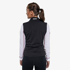 Swix Dynamic Midlayer Vest W black dámská vesta na běžky