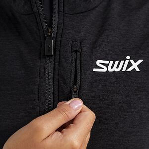 Swix Dynamic Midlayer Vest W black náprsní kapsa