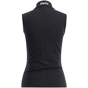 Swix Dynamic Midlayer Vest W black zadní pohled