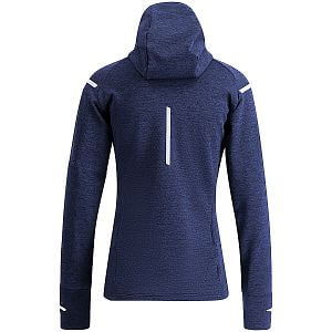 Swix mikina Pace Midlayer Hooded W Dark Navy zadní pohled