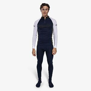 Swix RaceX Classic Half Zip M dark navy/bright white pánské funkční triko s dlouhým rukávem