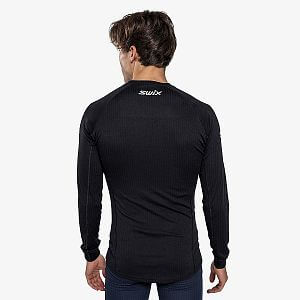Swix RaceX Classic Long Sleeve M black pánské tričko na zimní sporty